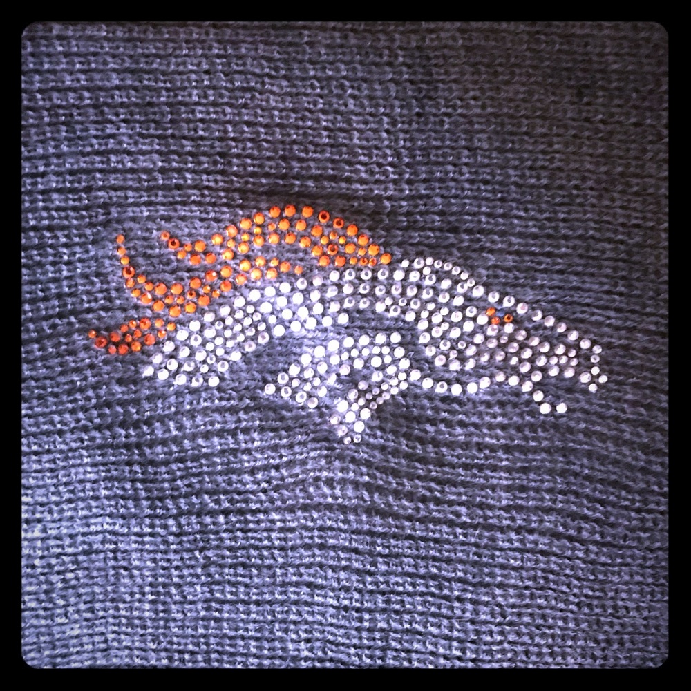 Never been used NFL Broncos infinity scarf